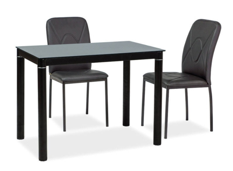 Jedálenský stôl GALANT černý 60x100