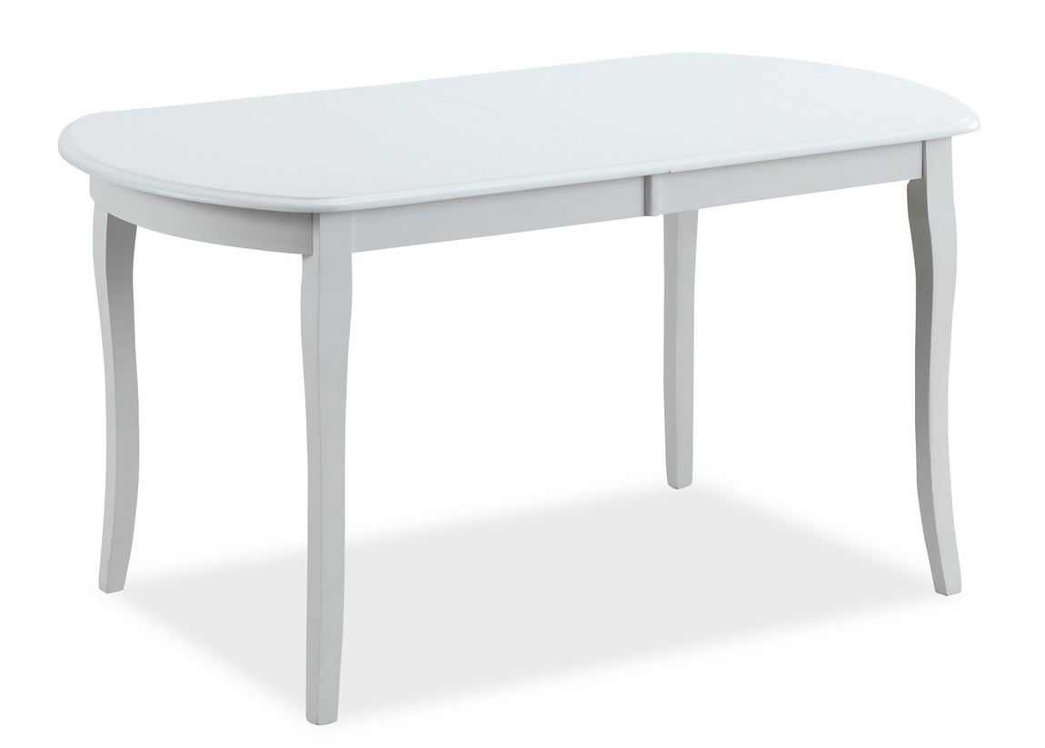 Jedálenský stôl rozkladací 140x80 ALICANTE biela