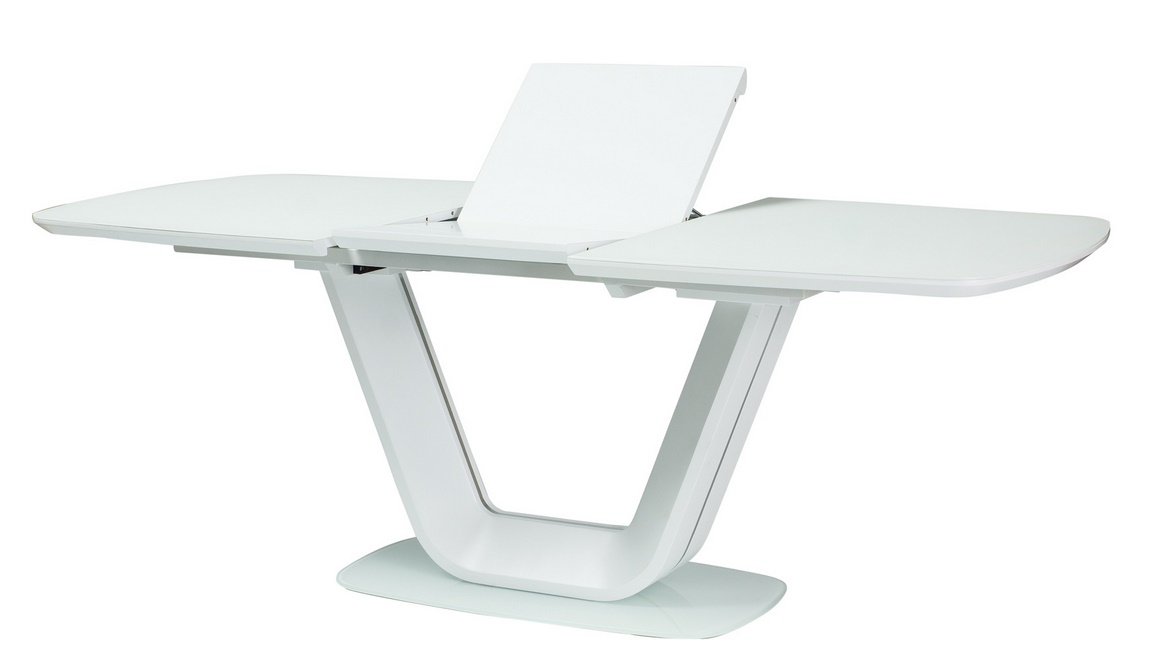 Jedálenský stôl rozkladací 140x90 ARMANI biely