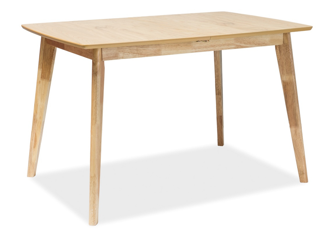 Jedálenský stôl rozkladací BRANDO dub 120x80 - NA SKLADE!