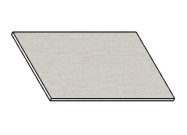 Kuchyňská pracovní deska 80 cm aluminium mat