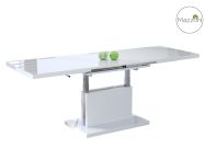 Jídelní/konferenční stůl ASTON 70x120 barva bílá lesk