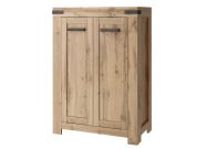 komoda do předsíně 2D 80 cm, barva dub Wotan