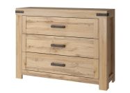 komoda 3S, barva dub Wotan