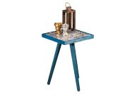 konferenční stolek, barva modrá