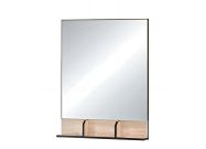 zrcadlo, barva dub sonoma/wenge