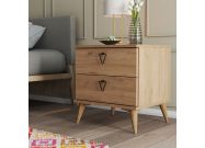 noční stolek na nožičkách, dub