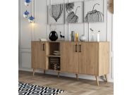 třidvéřová komoda, dub