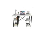 psací stůl s policemi, barva bílá