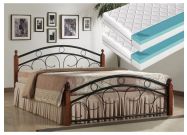 Postel 180x200 cm + 2ks matrace 90 cm