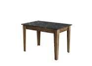 jídelní stůl s úložným prostorem, ořech / černá