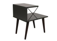 noční stolek na nožičkách, antracit
