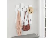 nástěnný věšák, bílá