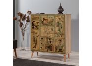 stylová komoda na nožičkách, dub Sonoma