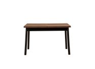 rozkládací jídelní stůl, ořech / černá