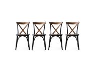 4 jídelní židle, ořech