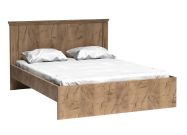 postel 160x200 cm barva dub kraft zlatý (JB-05)