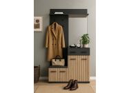 malá předsíňová sestava, dub Artisan/antracit