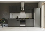 CAPRI kuchyňská linka na míru, grafit/dvířka grafit