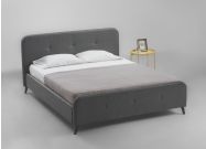 Čalouněná postel 160x200 CASA 82003 šedá