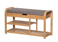 Botník CASA 95196 přírodní bambus/šedá