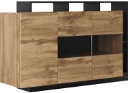 komoda 3D, apaláčský dub/antracit