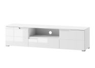 Televizní stolek 2-dveřový CASA 75029 9 bílá lesk
