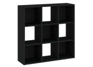 regál 9P, barva černá