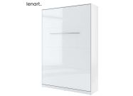 Výklopná postel 140 CASA 73005-01P bílá lesk/bílá mat