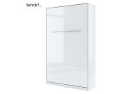 Výklopná postel 120 CASA 73005-02P bílá lesk/bílá mat 