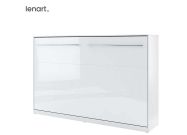 Výklopná postel 120 CASA 73005-05P bílá lesk/bílá mat 