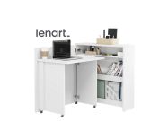 Lenart Work Concept rozkládací psací stůl levý bílá
