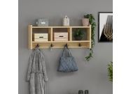 věšák s policí, dub