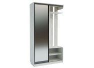 šatní skříň/předsíň 120, barva dub craft bílý