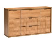 komoda 2D3S (F-3), barva dub karamel