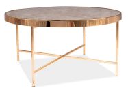 Konferenční stolek FORTUNA B mramor/zlatá