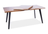 Jídelní stůl ADAM 120x68 dub wotan/bílá mat