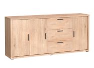 komoda 3D3S (G-3), barva dub krémový