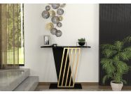Konzolový stolek CASA 28032 černá/marble