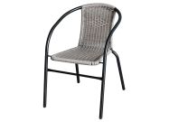 Balkonová židle CASA 96012 II černá/šedá