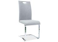 Jídelní čalouněná židle H-790 šedá látka