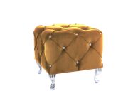 Taburet LORI VELVET granátově modrá