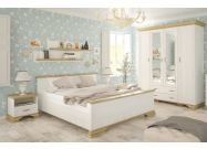 ložnicová sestava, barva borovice andersen/zlatý dub