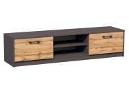 TV stolek, barva grafit/dub wotan (CE-27)