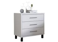 komoda 3S, barva světle šedá