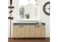 konzolovy stolik dub antracit LOYA