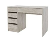 pracovní stůl se zásuvkami 110 levý, barva dub craft šedý