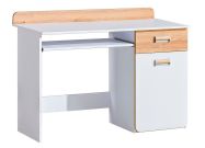 CASA 43016 L10 pracovní stůl bílá/dub nash