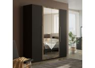 šatní skříň 4DZ, antracit/dub grunge colonial