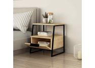 loftove industrialne nocny stolik dub OPAL NO.2